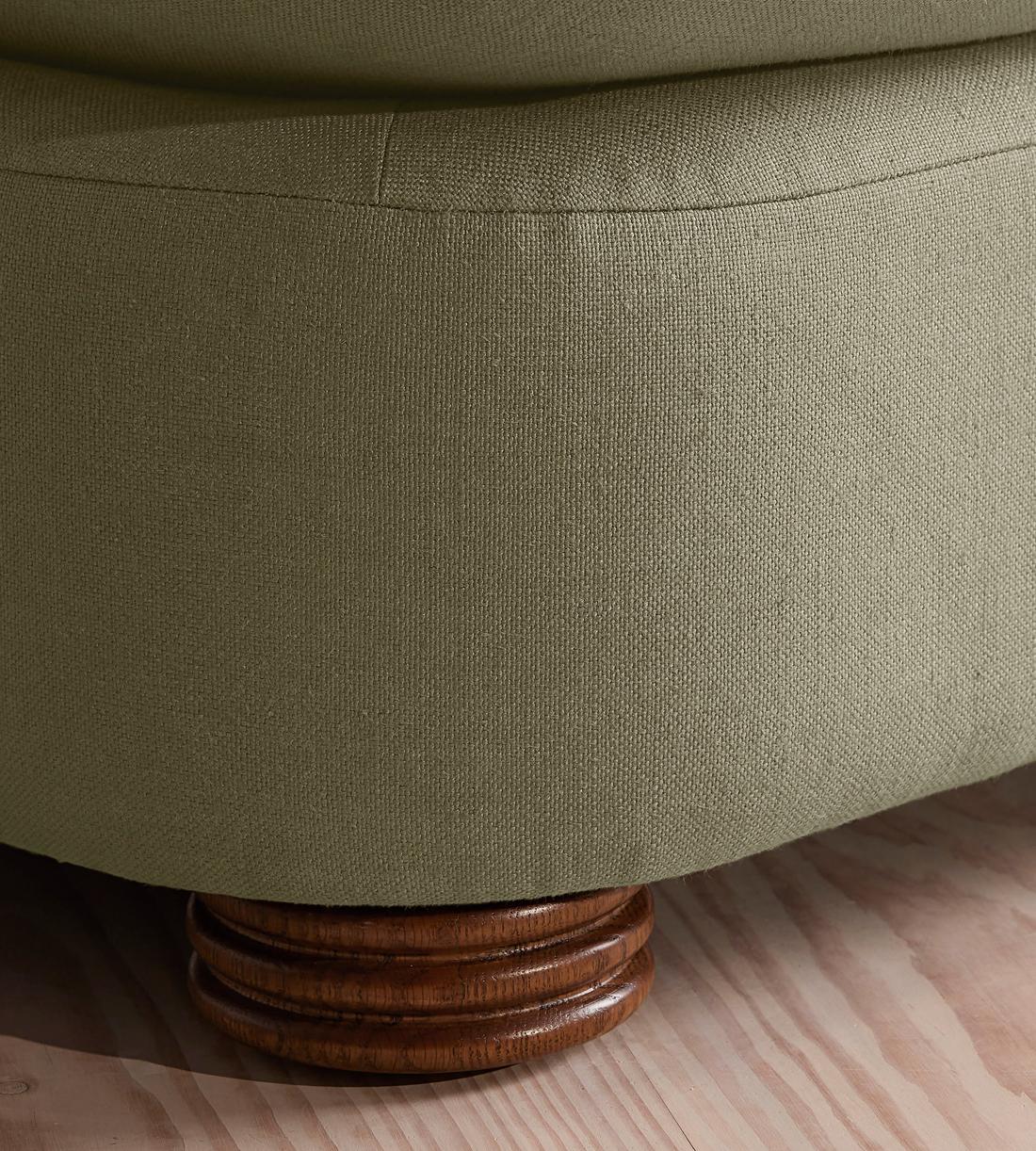 Rava Sectional Sofa - Corner Sofa - Linen - Sage - US - Images - Image 5