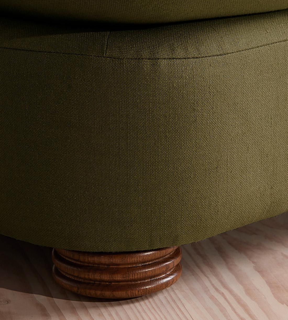 Rava Sectional Sofa - Corner Sofa - Linen - Olive - US - Images - Image 5