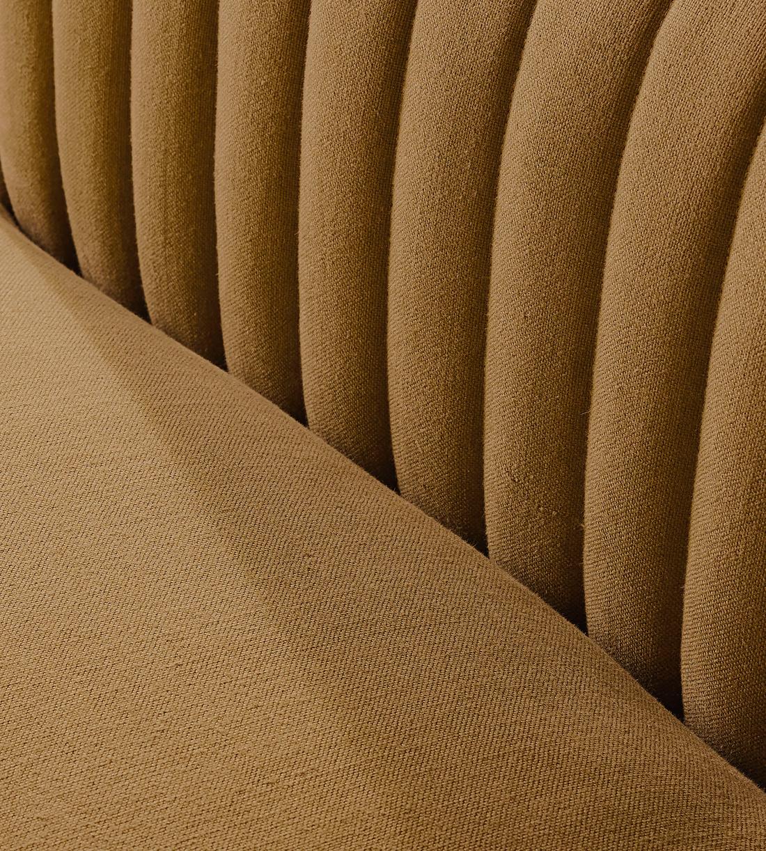 Rava Sectional Sofa - Corner Sofa - Linen - Ochre - US - Images - Image 5