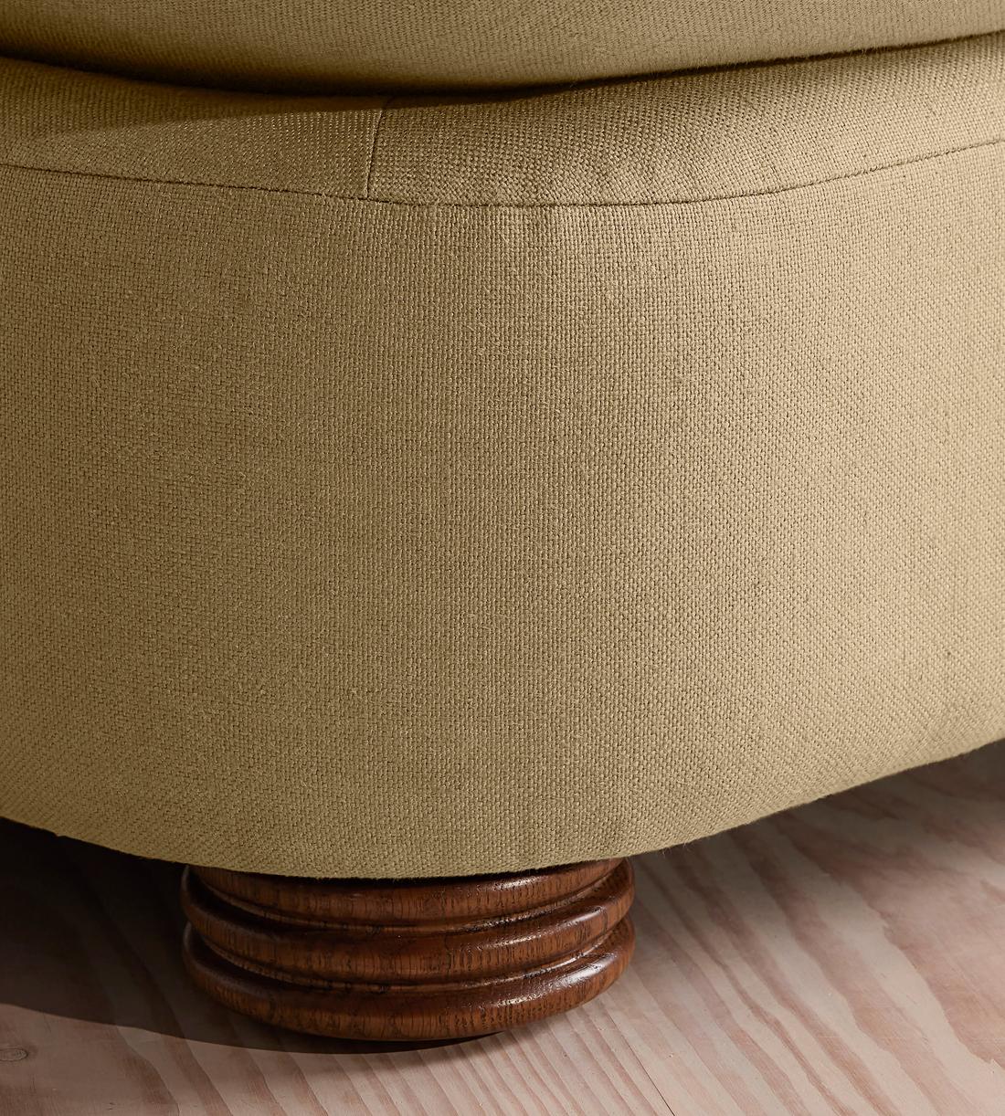 Rava Sectional Sofa - Corner Sofa - Linen - Wheat - US - Images - Image 5