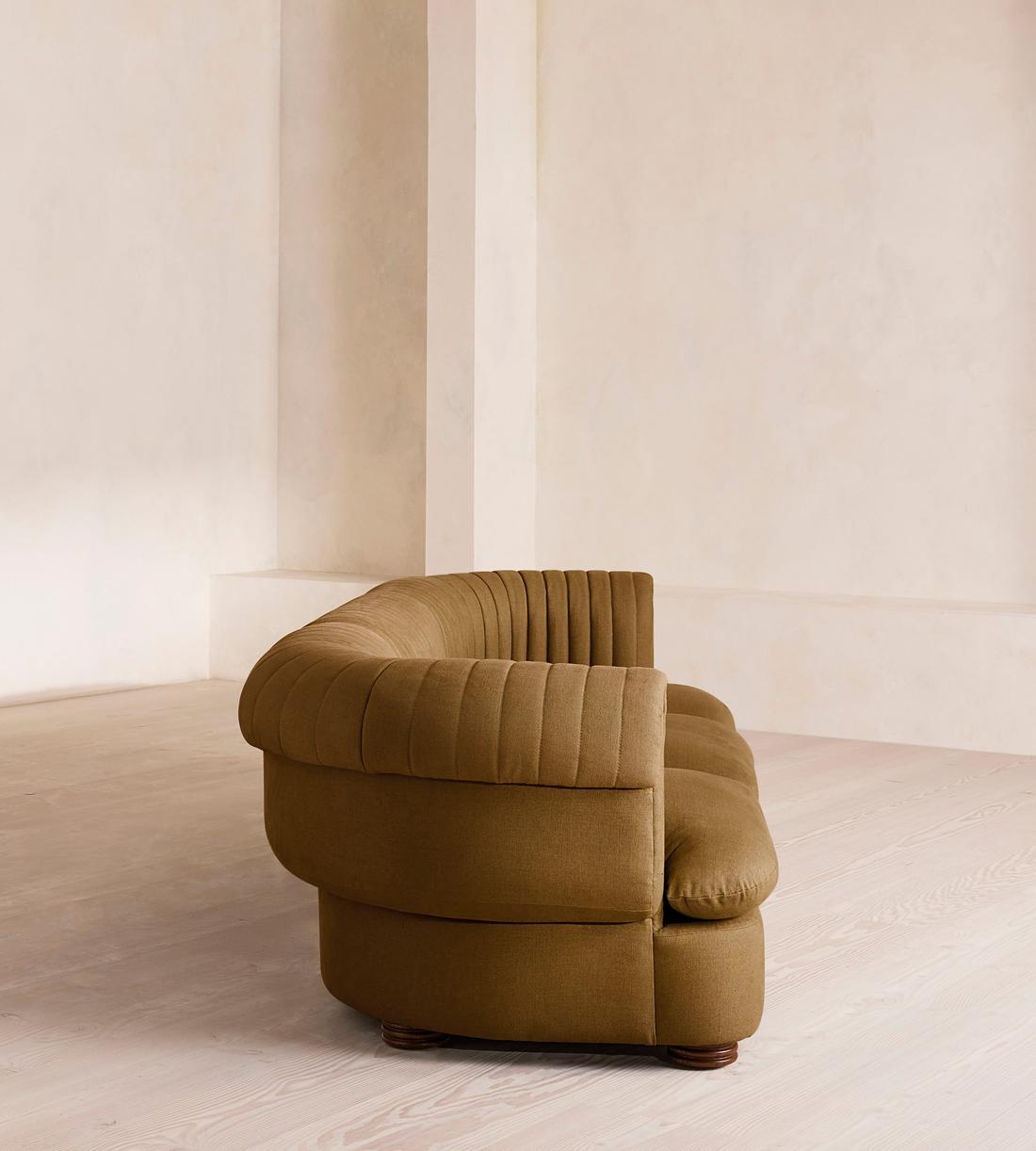 Rava Modular Sofa - Four Seater - Linen - Ochre - Images - Image 3