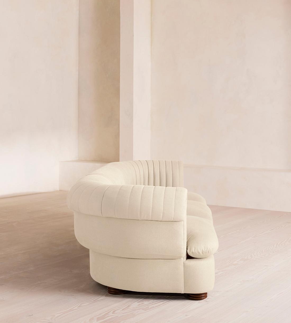 Rava Modular Sofa - Four Seater - Linen - Bisque - Images - Image 3