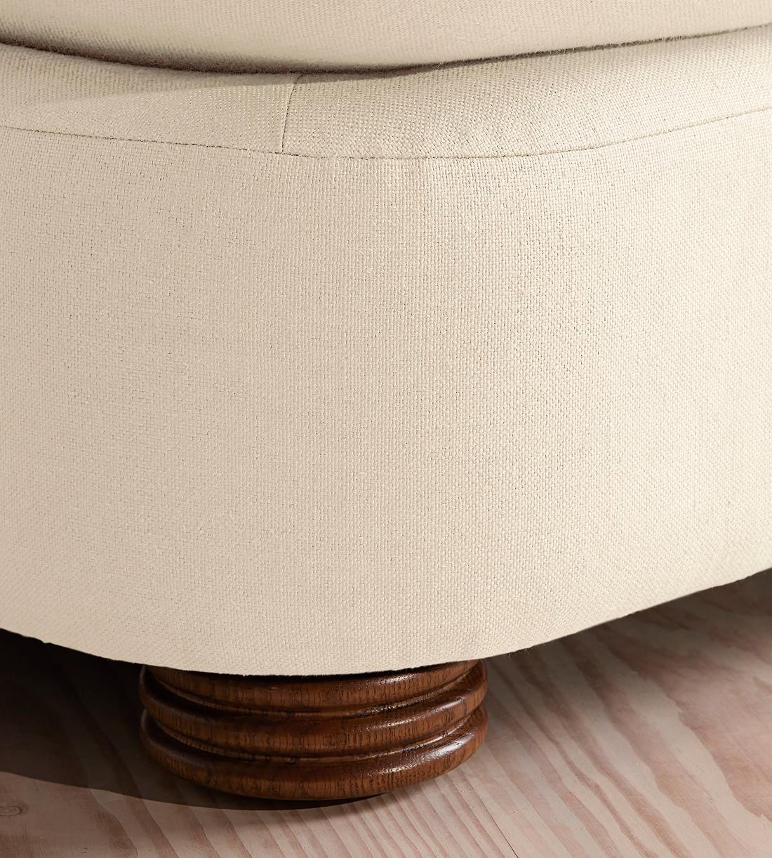 Rava Sectional Sofa - Four Seater - Linen - Bisque - US - Images - Image 6