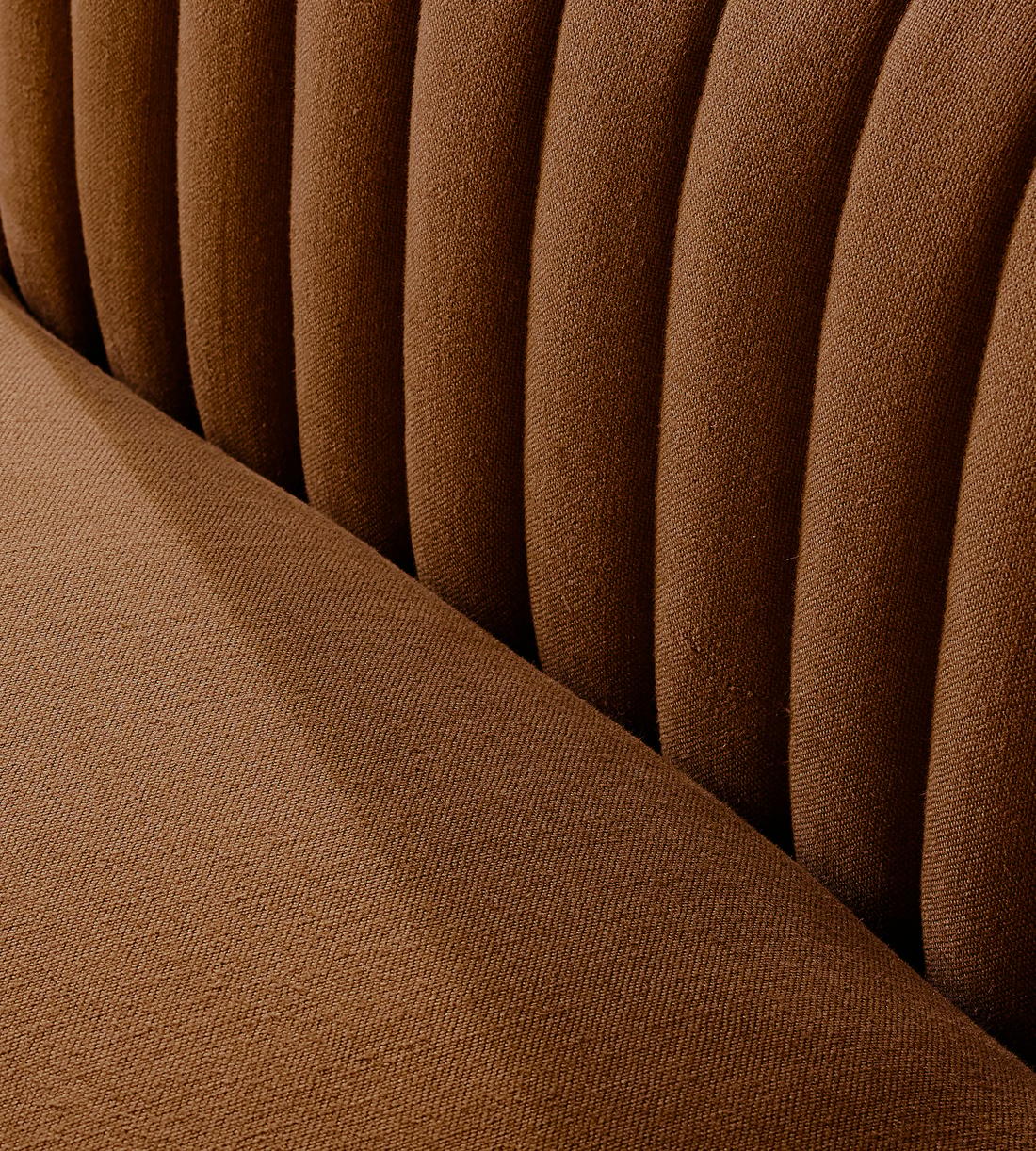Rava Sectional Sofa - Four Seater - Linen - Terracotta - US - Images - Image 5