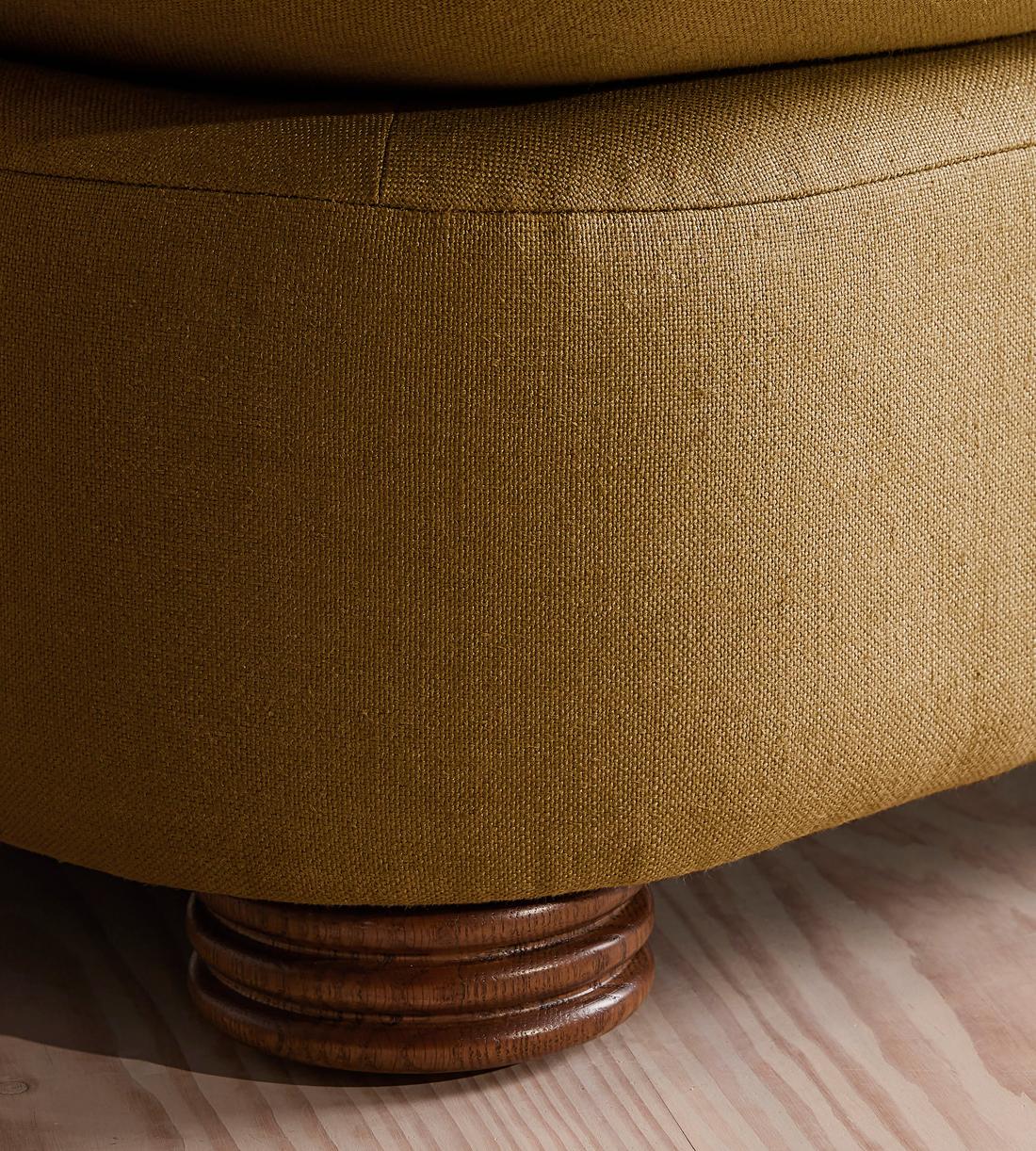 Rava Modular Sofa - Three Seater - Linen - Ochre - Images - Image 5