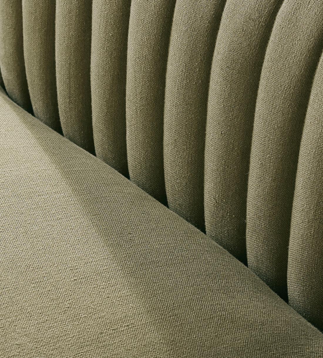 Rava Sectional Sofa - Three Seater - Linen - Sage - US - Images - Image 5