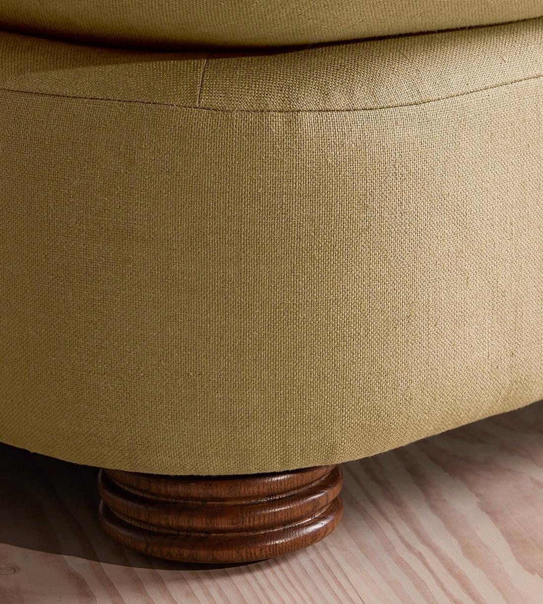 Rava Sectional Sofa - Three Seater - Linen - Wheat - US - Images - Image 6