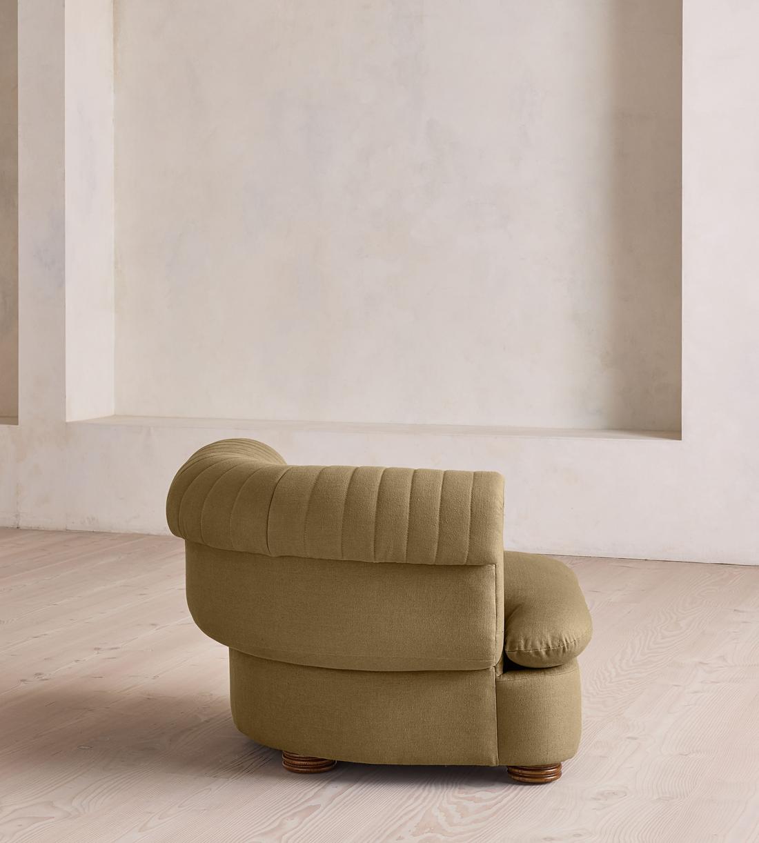 Rava Ottoman - Linen - Wheat - Image 3