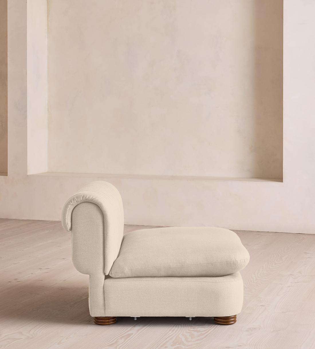 Rava Modular Sofa - Left Arm Module - Linen - Bisque - Image 7
