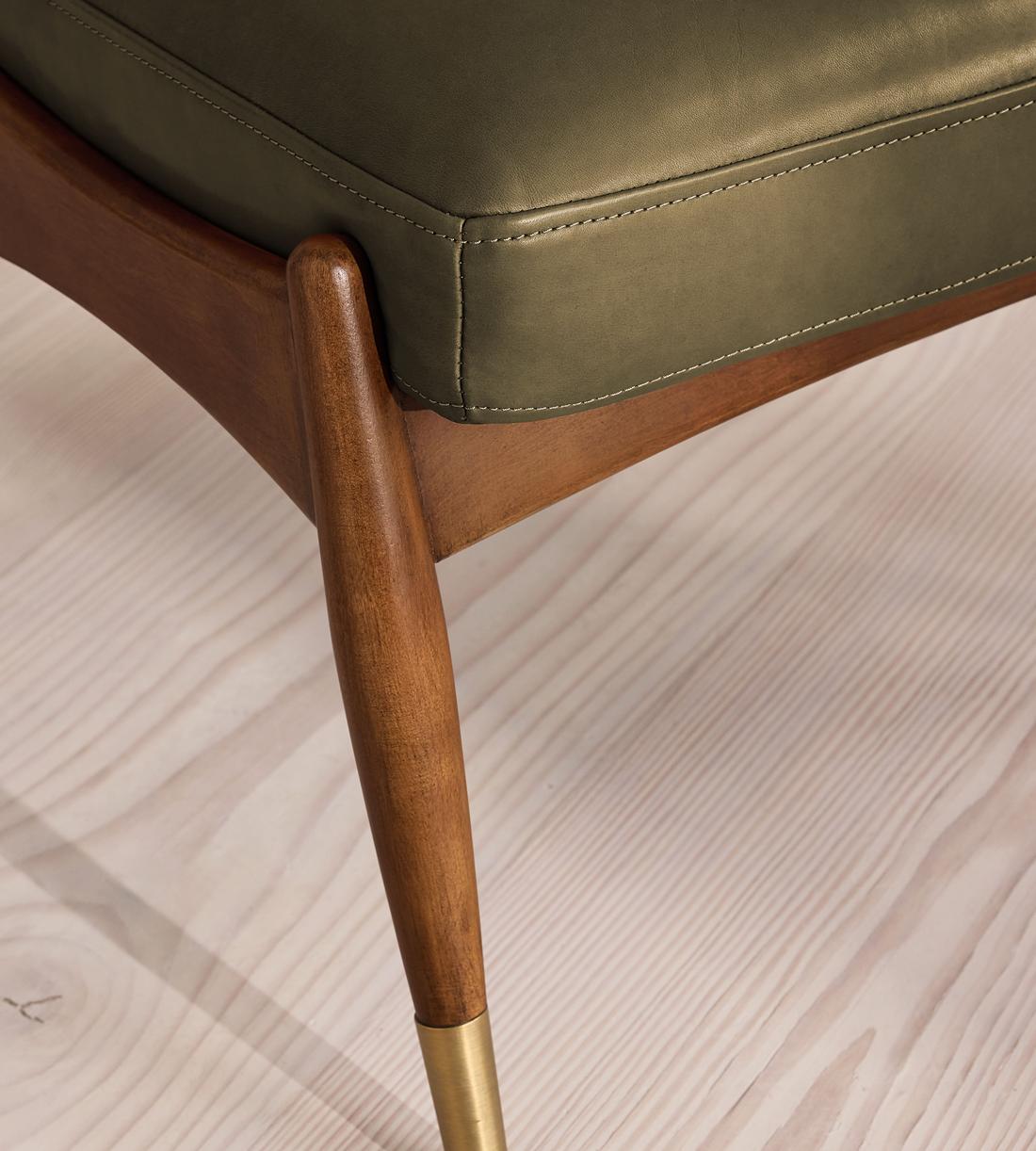 Theodore Footstool - Leather - Moss - US - Images - Image 4