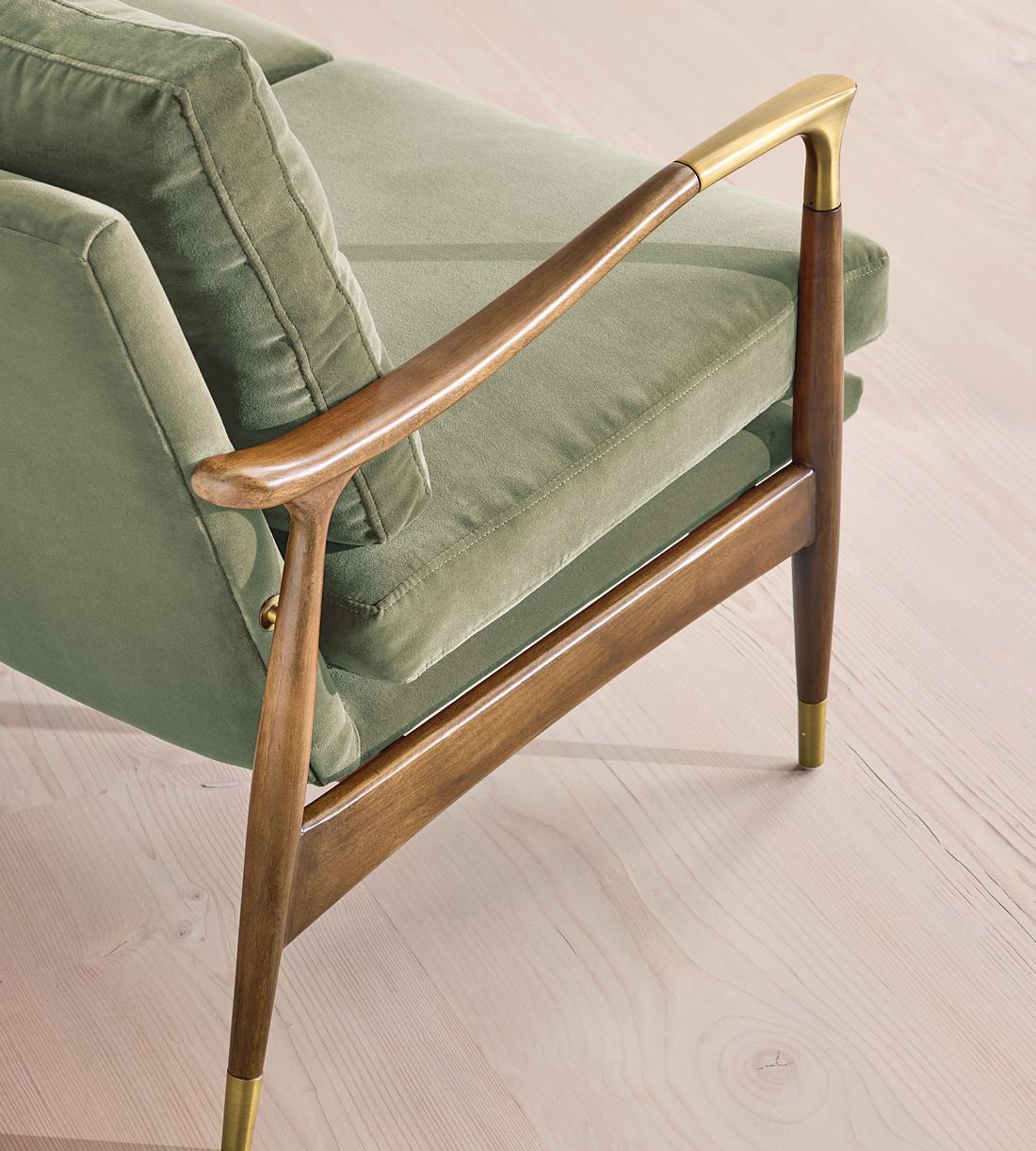 Theodore Two Seater Sofa - Velvet - Seafoam - UK - Images - Image 6