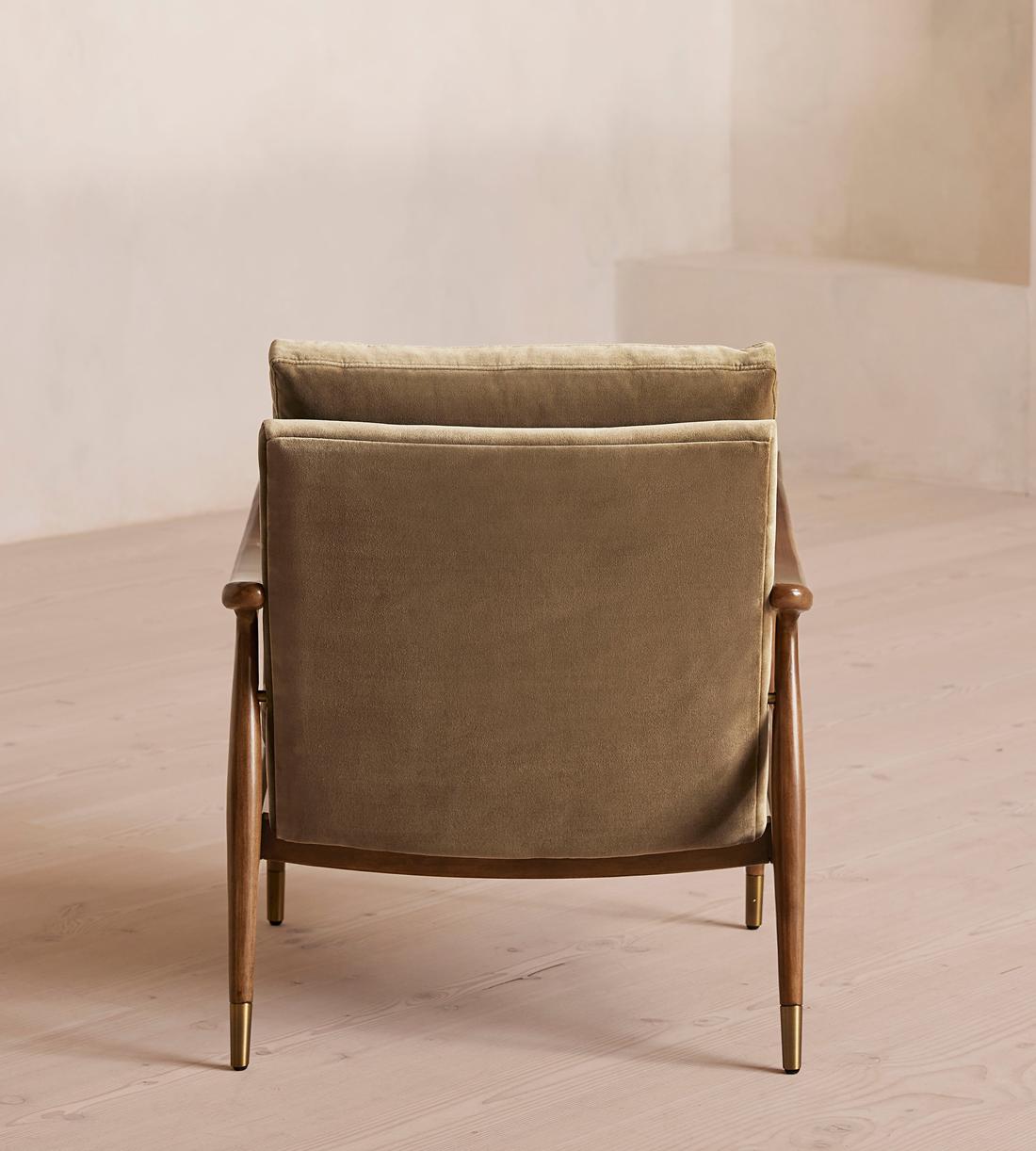 Theodore Armchair - Velvet - Truffle - US - Images - Image 3