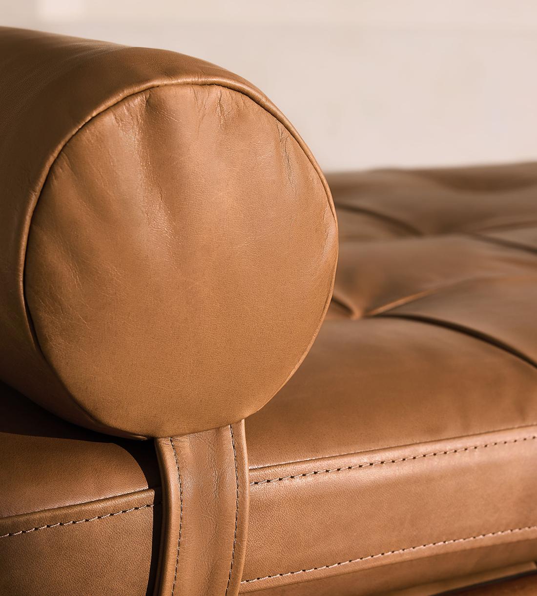 Theodore Daybed - Leather - Chestnut - US - Images - Image 4