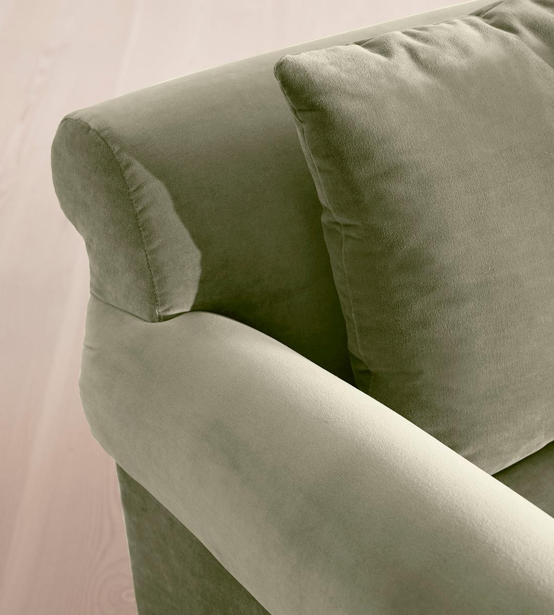 Audrey Two Seater Sofa - Velvet - Seafoam - US - Images - Image 5