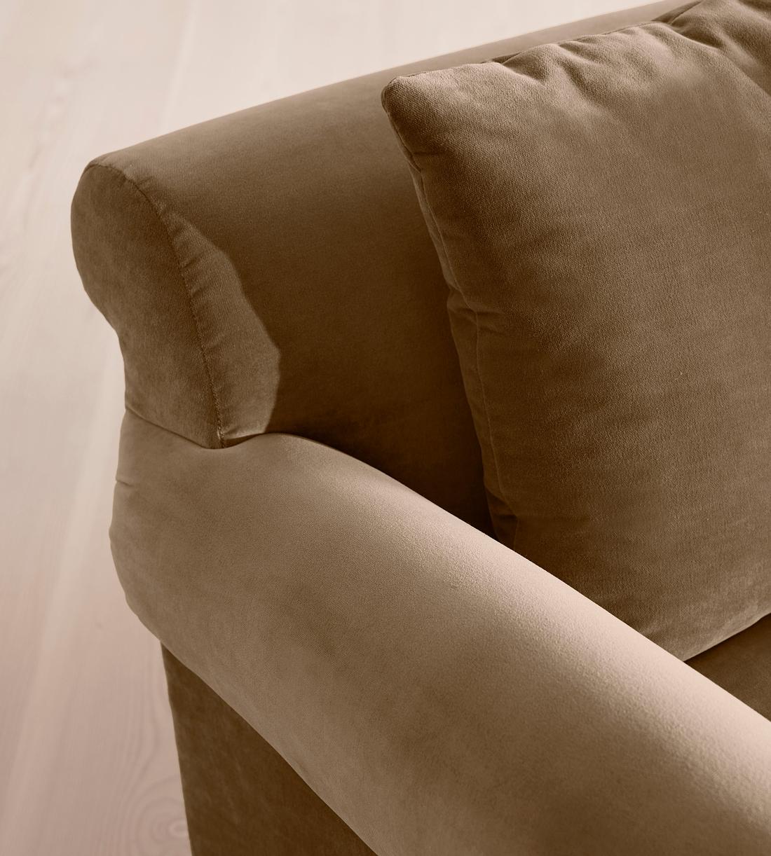 Audrey Two Seater Sofa - Velvet - Truffle - US - Images - Image 5