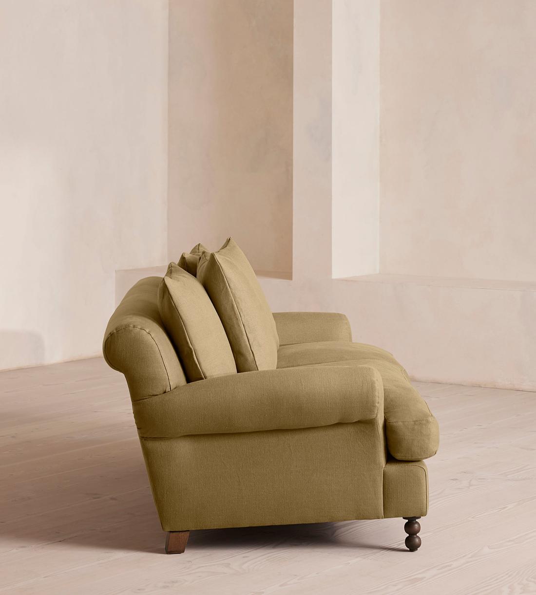 Audrey Two Seater - Sofa - Linen - Wheat - Images - Image 3