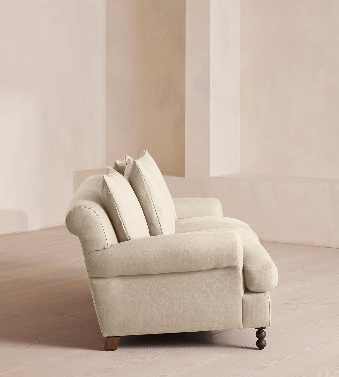 Audrey Two Seater - Sofa - Linen - Bisque - US - Images - Image 3
