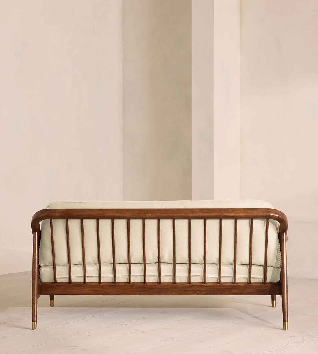 Atlanta Three Seater Sofa - Linen - Bisque - US - Images - Image 4