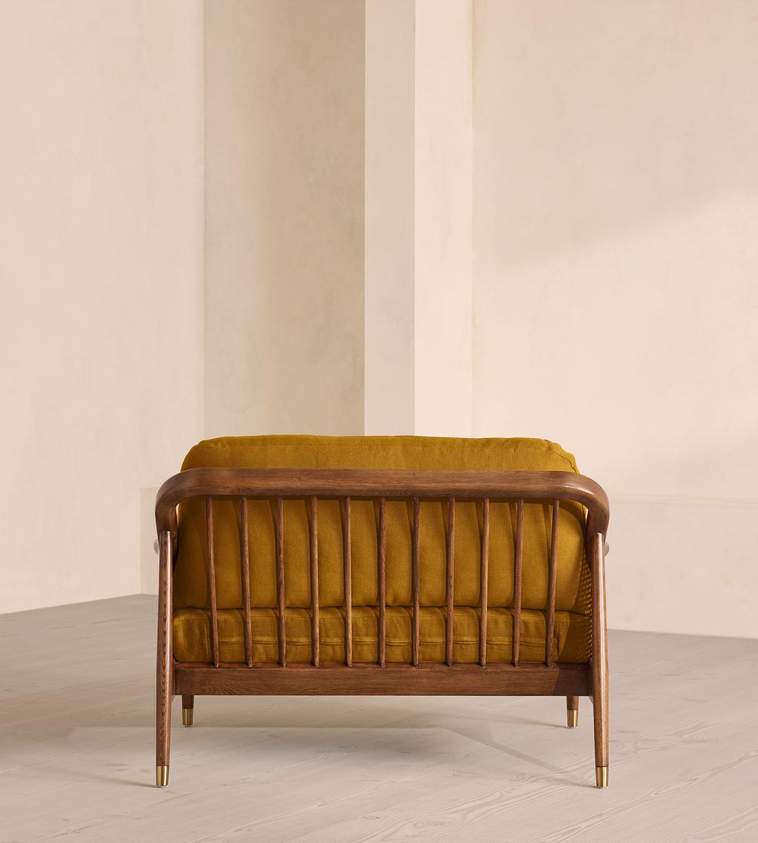 Atlanta Loveseat - Linen - Turmeric - US - Images - Image 4