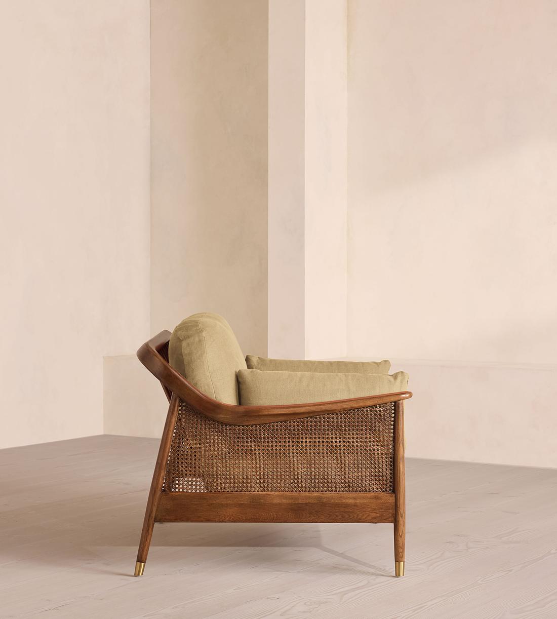 Atlanta Loveseat - Linen - Wheat - Images - Image 3
