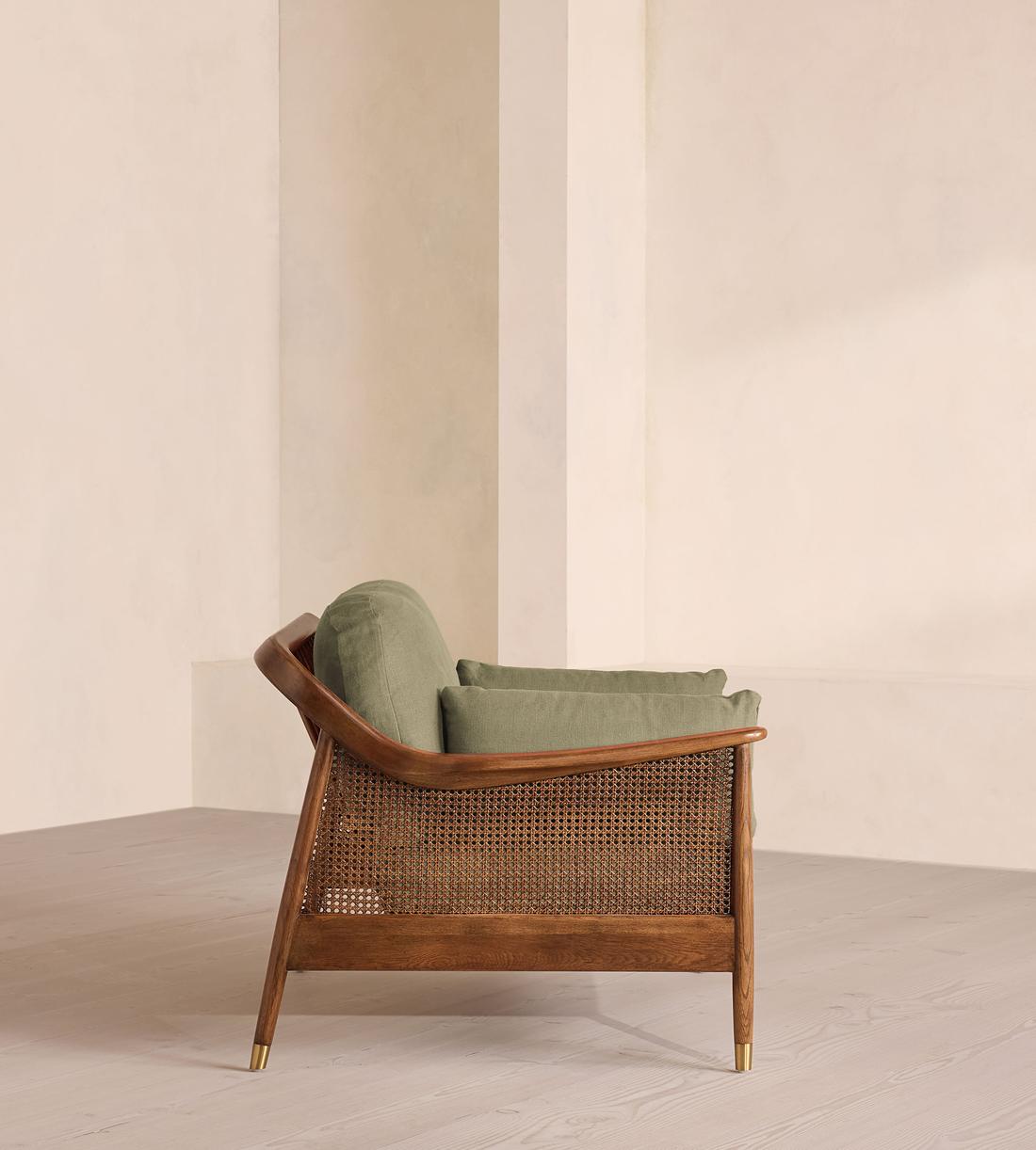 Atlanta Loveseat - Linen - Sage - US - Images - Image 3