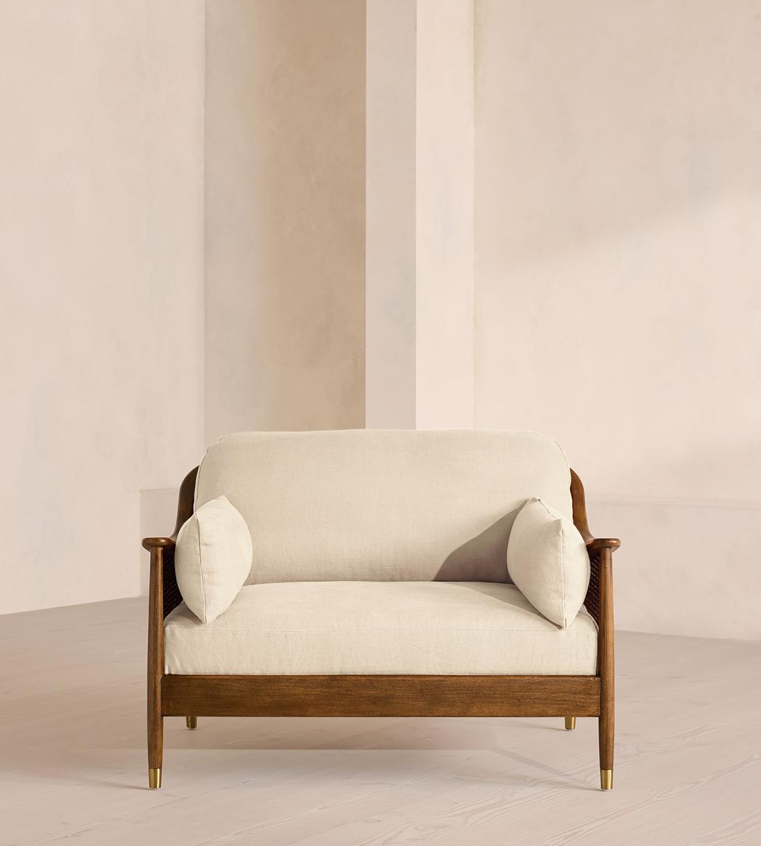 Atlanta Loveseat - Linen - Bisque - Listing - Image 2