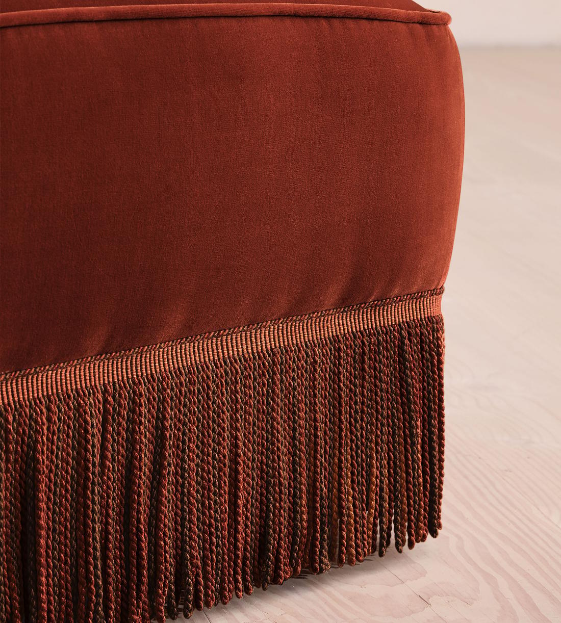 Elowen Ottoman - Velvet - Rust - UK - Images - Image 5