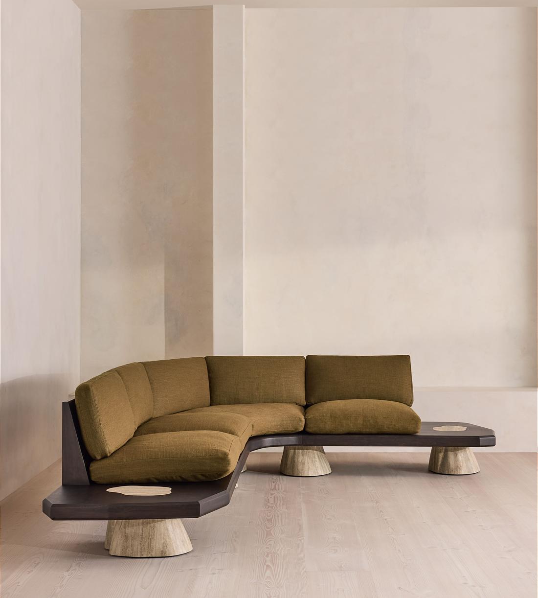 Torno Modular Sofa - Chunky Linen - Ochre  - UK - Listing - Image 4