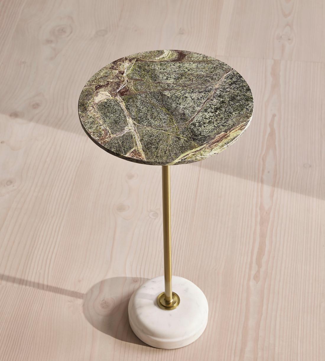 Fleet Side Table - Small - Verde Bosque Marble - Listing - Image 2