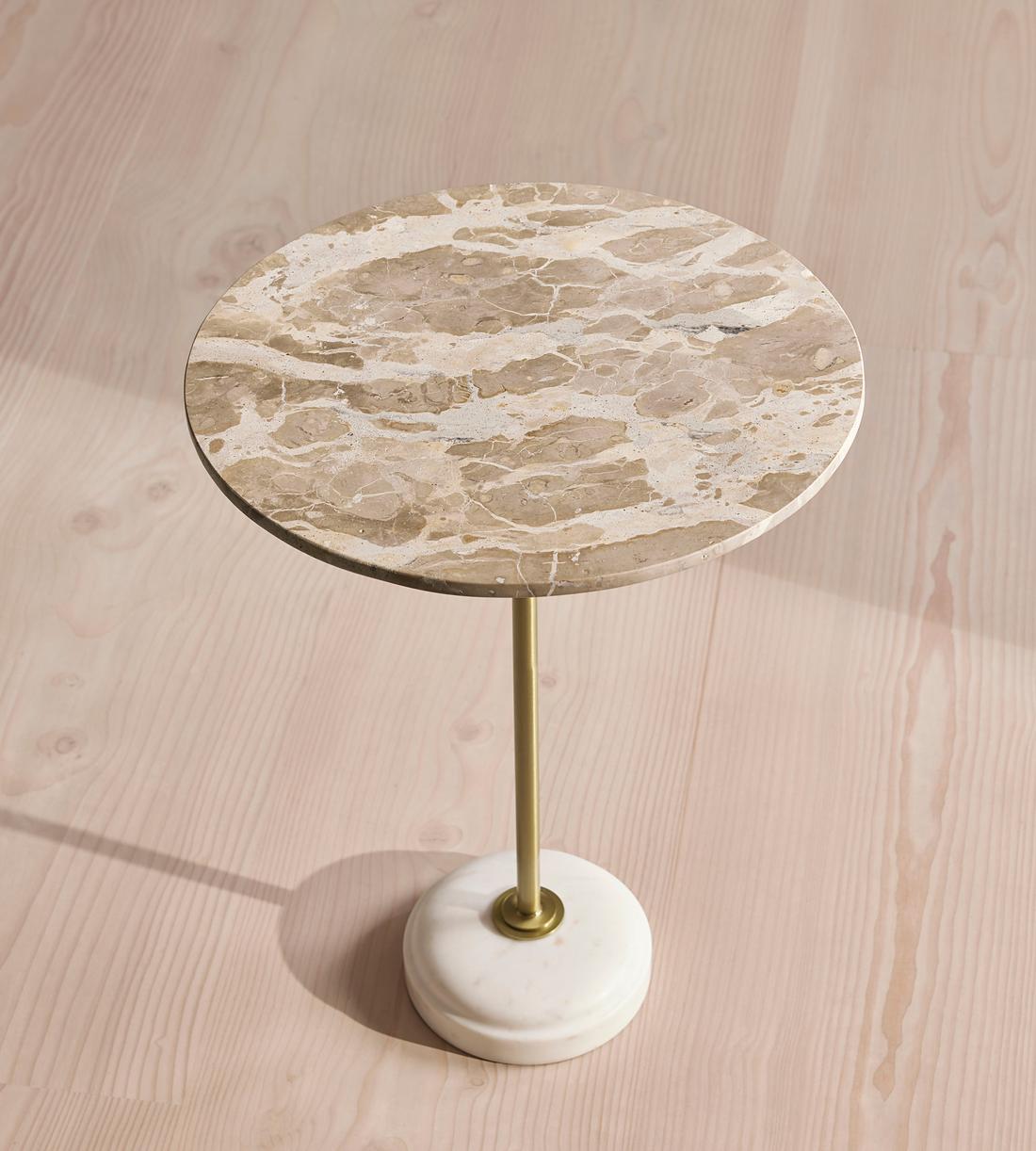 Fleet Side Table - Medium - Kapri Marble - Listing - Image 2