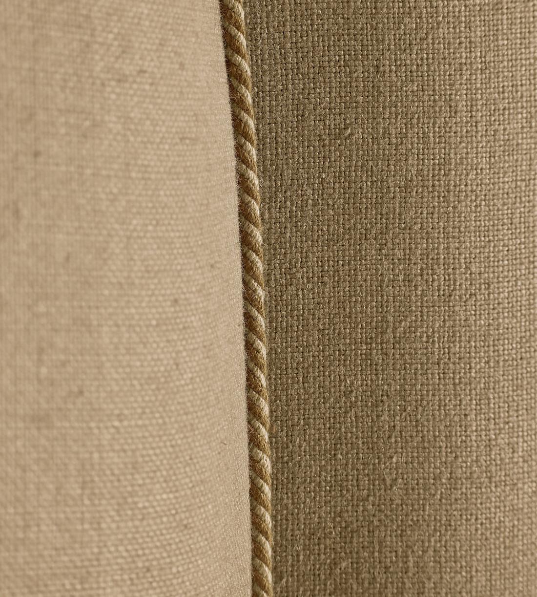 Manette Bed - with Twisted Cord - Double - Linen - Wheat - Images - Image 5