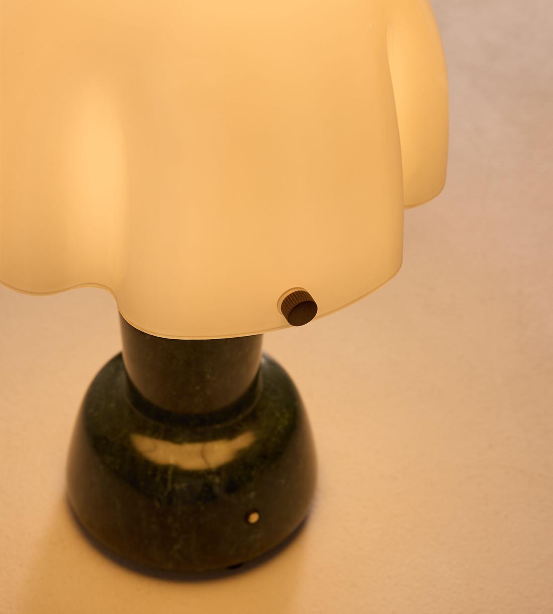 Rio Portable Lamp - Verde Green Marble - Images - Image 6
