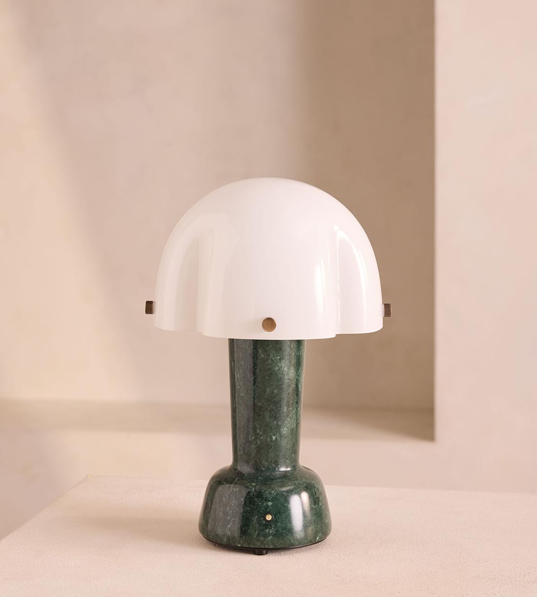 Rio Portable Lamp - Verde Green Marble - Listing - Image 1