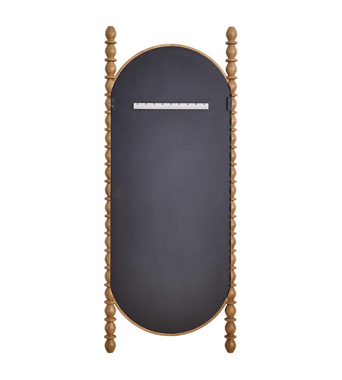 Willow Floor Mirror - Oak - Images - Image 5