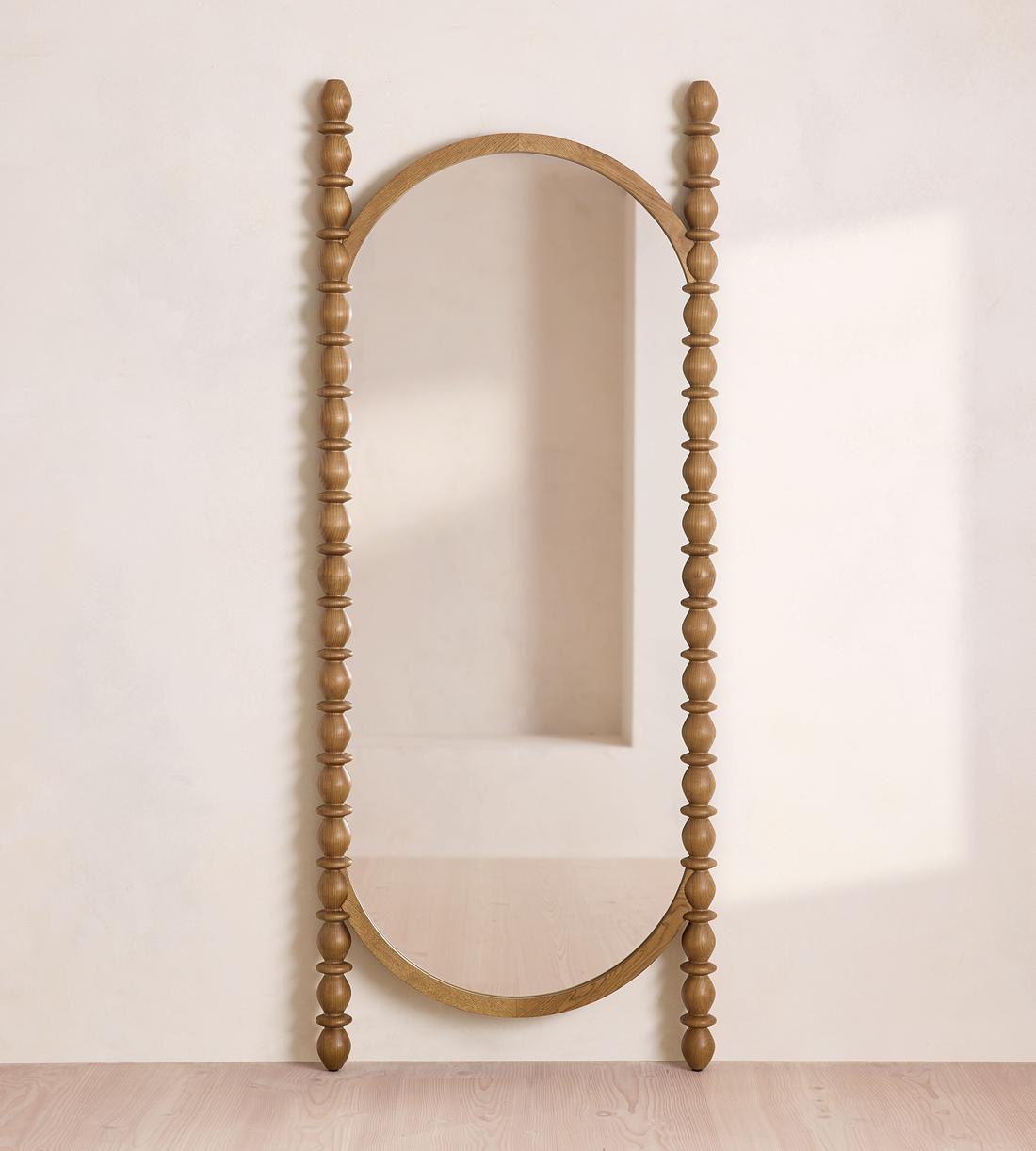 Willow Floor Mirror - Oak - Listing - Image 3