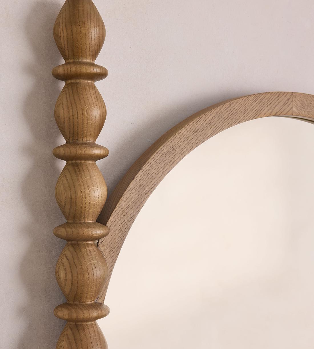 Willow Floor Mirror - Oak - Listing - Image 4