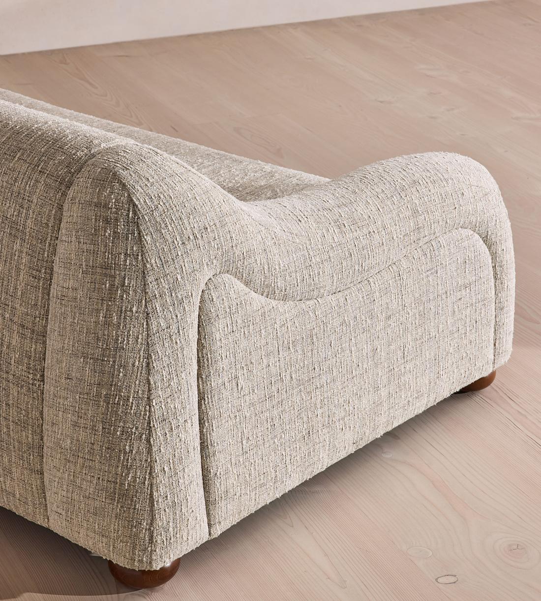 Liana Three Seater Sofa - Cotton Linen Tweed - UK - Images - Image 5