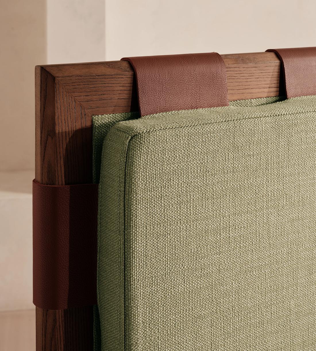 Barnaby Bed - King - Wool Linen - Sage - UK - Images - Image 4