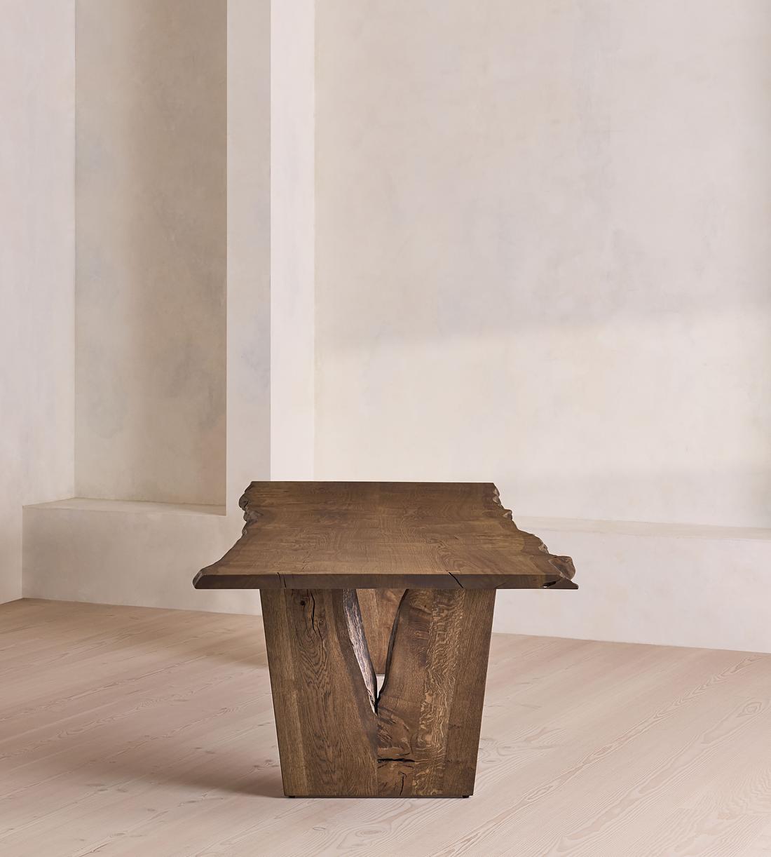 Calne Dining Table - Dark - 240cm - Images - Image 3