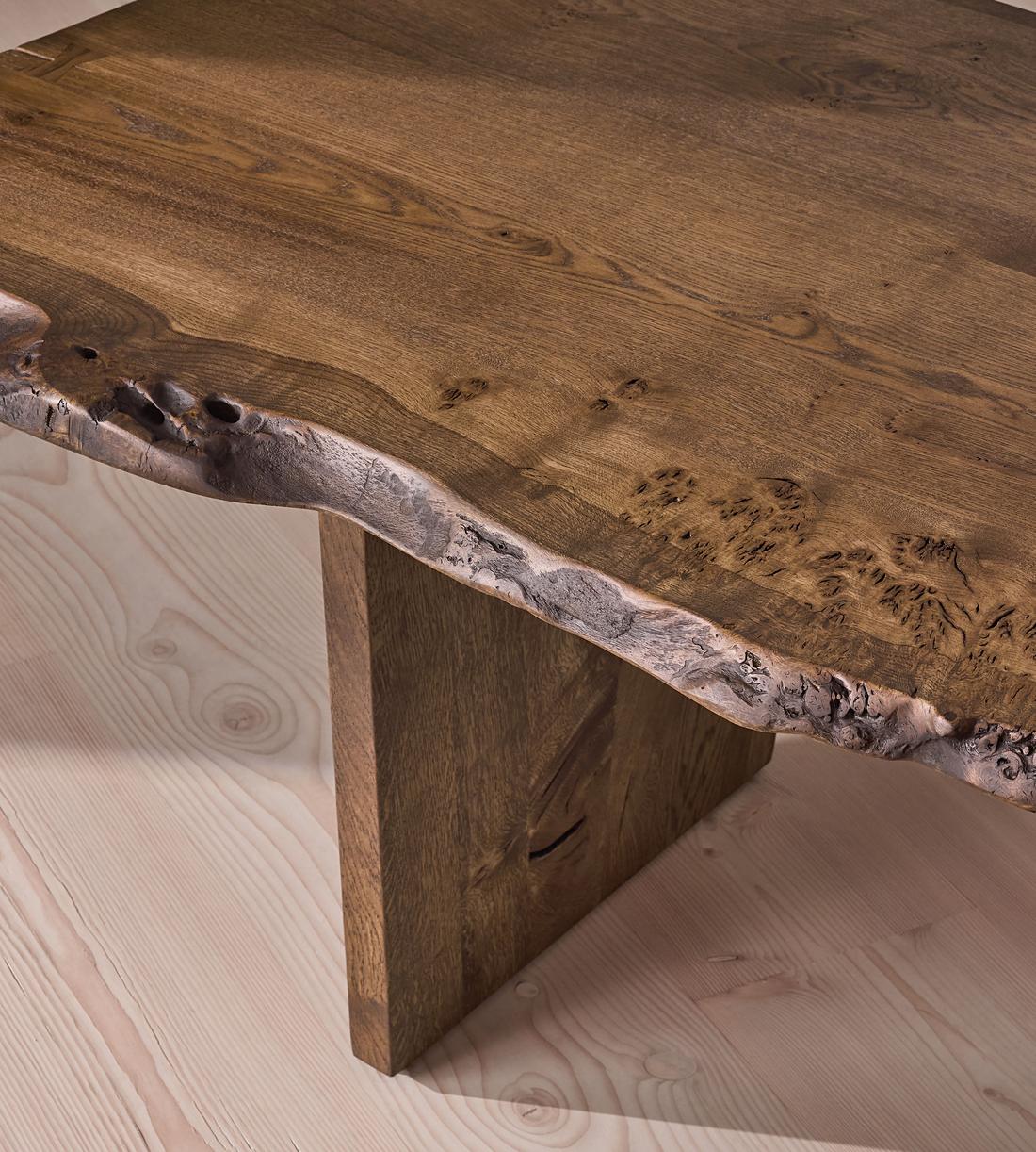 Calne Dining Table - Dark - 240cm - Images - Image 4