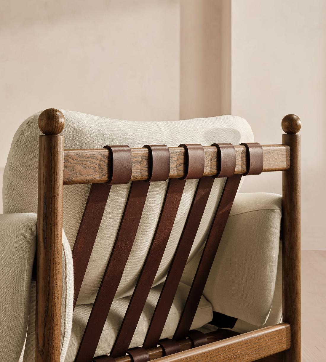 Casper Armchair - Linen - Bisque - UK - Images - Image 5