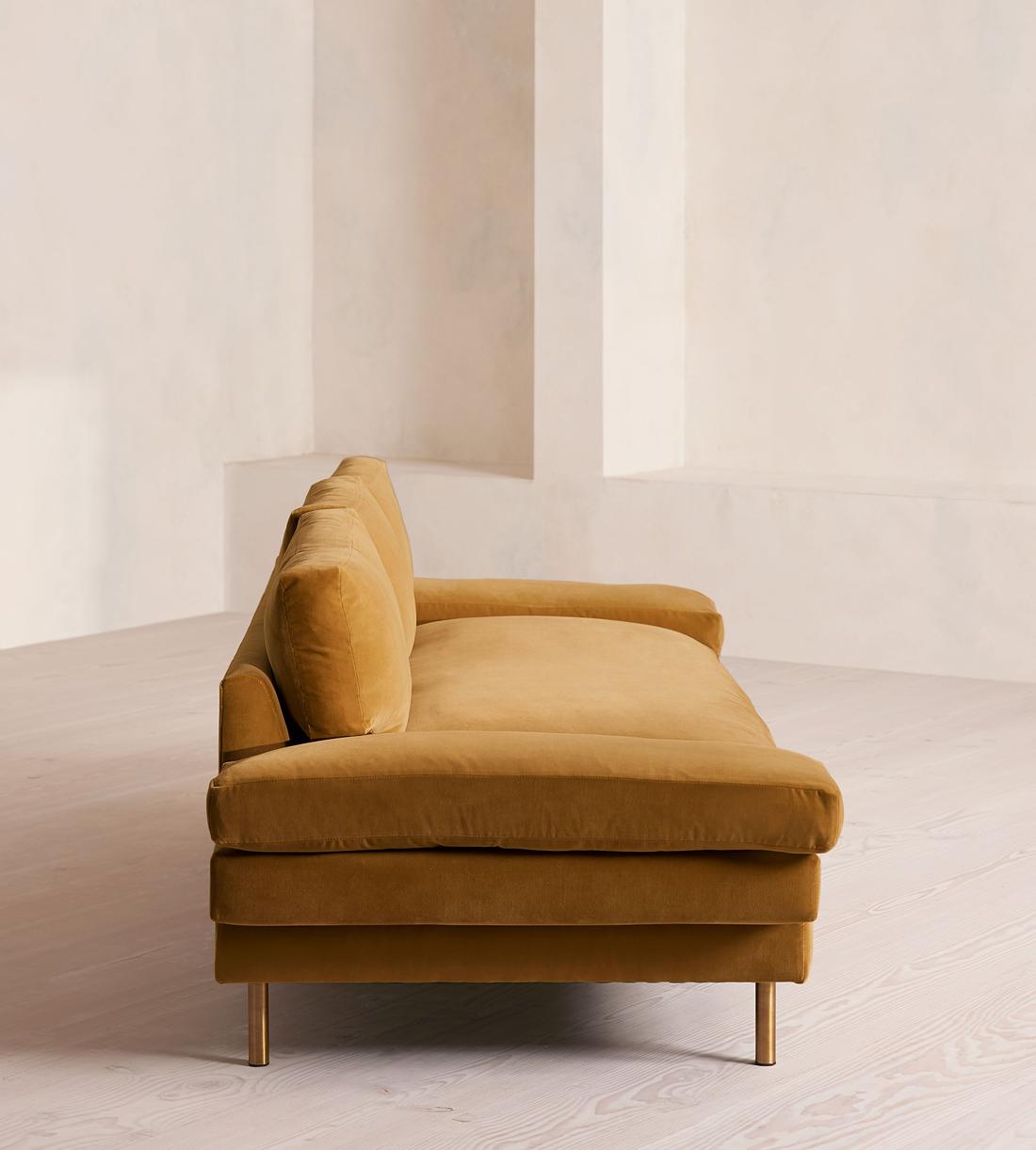 Bristol Sofa - Velvet - Mustard - Images - Image 3