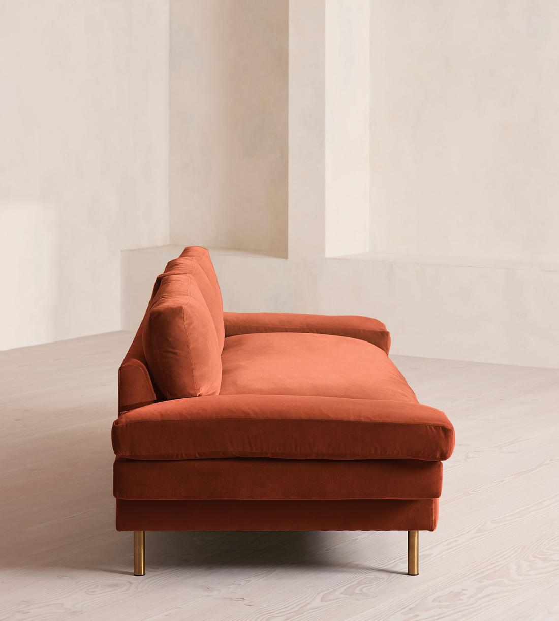 Bristol Sofa - Velvet - Rust - Images - Image 3