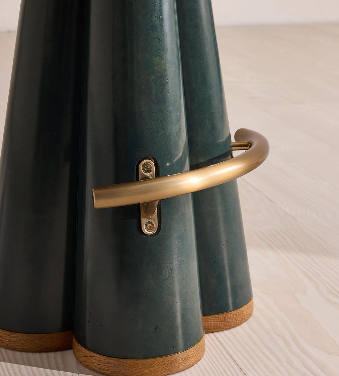 Albany Barstool - Velvet - Camel - US - Images - Image 6