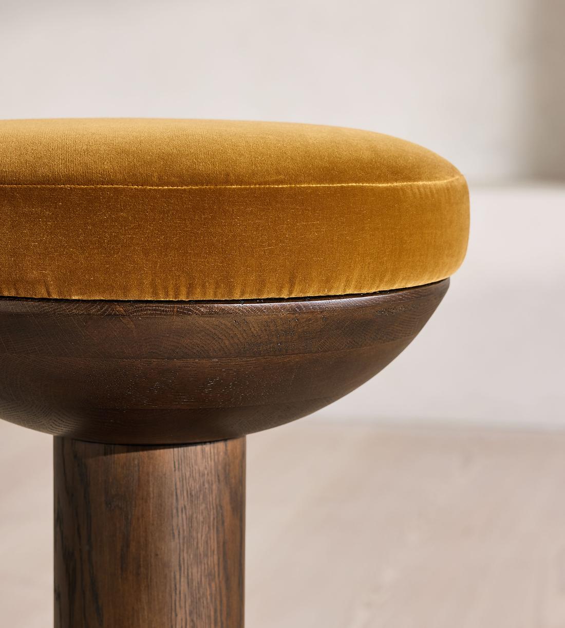 Lennie Barstool - Velvet - Mustard - US - Images - Image 6
