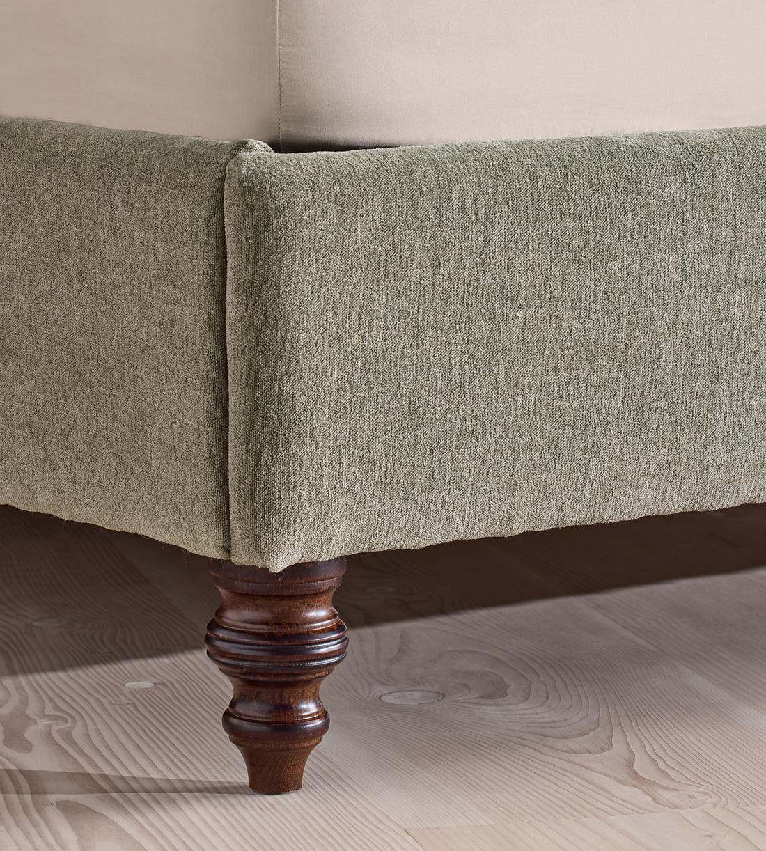 Rivas Bed - Emperor - Linen Chenille - Sage - Images - Image 5