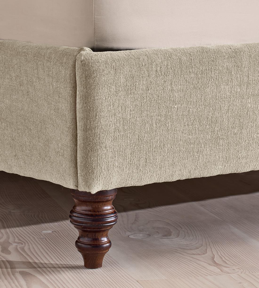 Rivas Bed - Emperor - Linen Chenille - Stone - UK - Images - Image 5