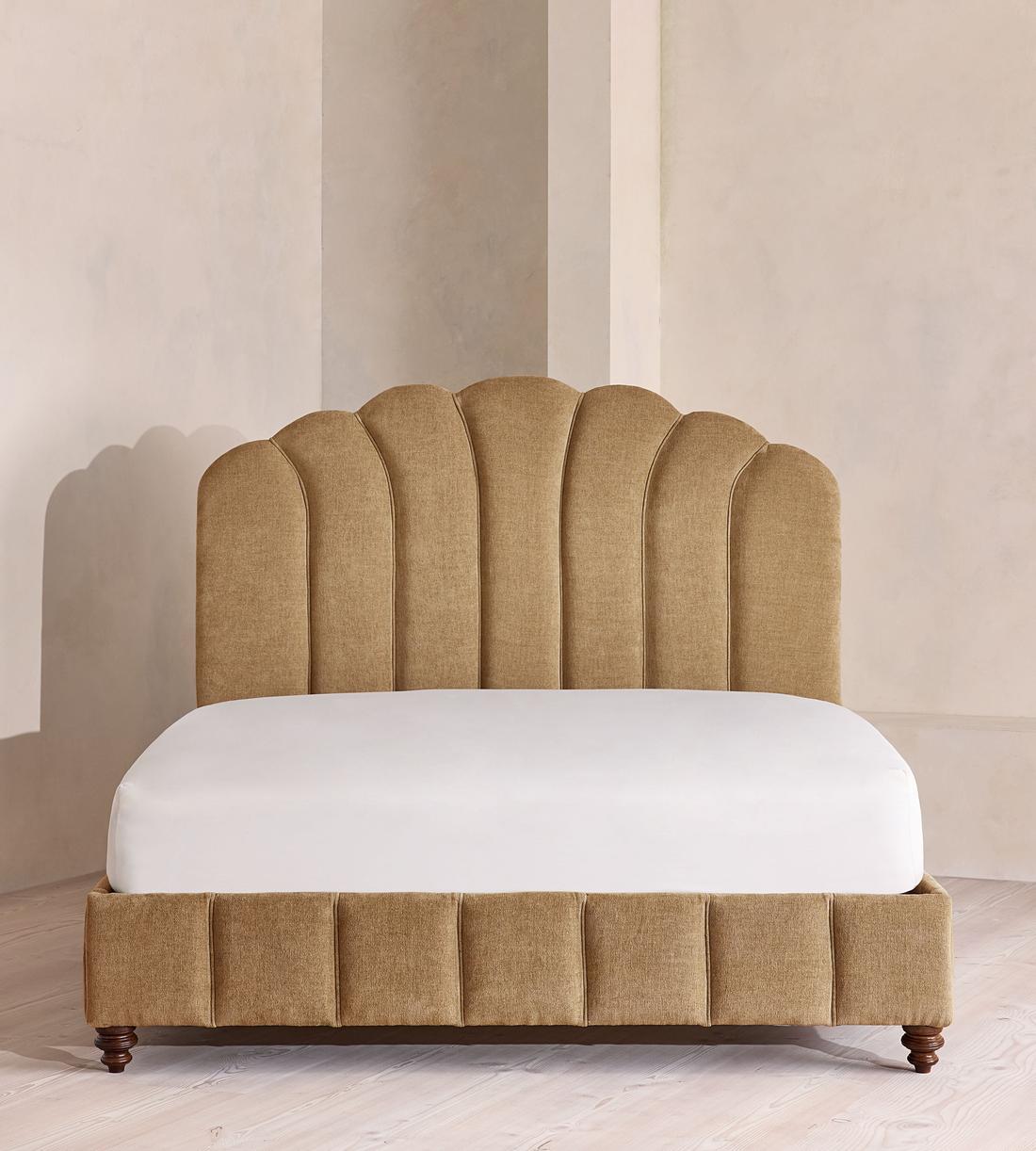 Manette Bed - King - Linen Chenille - Sand - US - Listing - Image 2