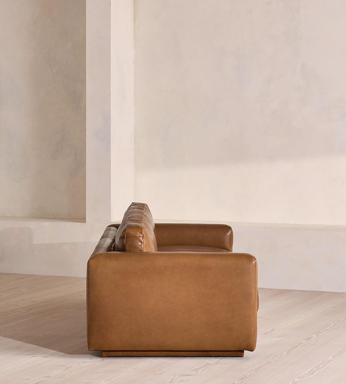 Mossley Three Seater Sofa - Leather - Chestnut - UK - Images - Image 3
