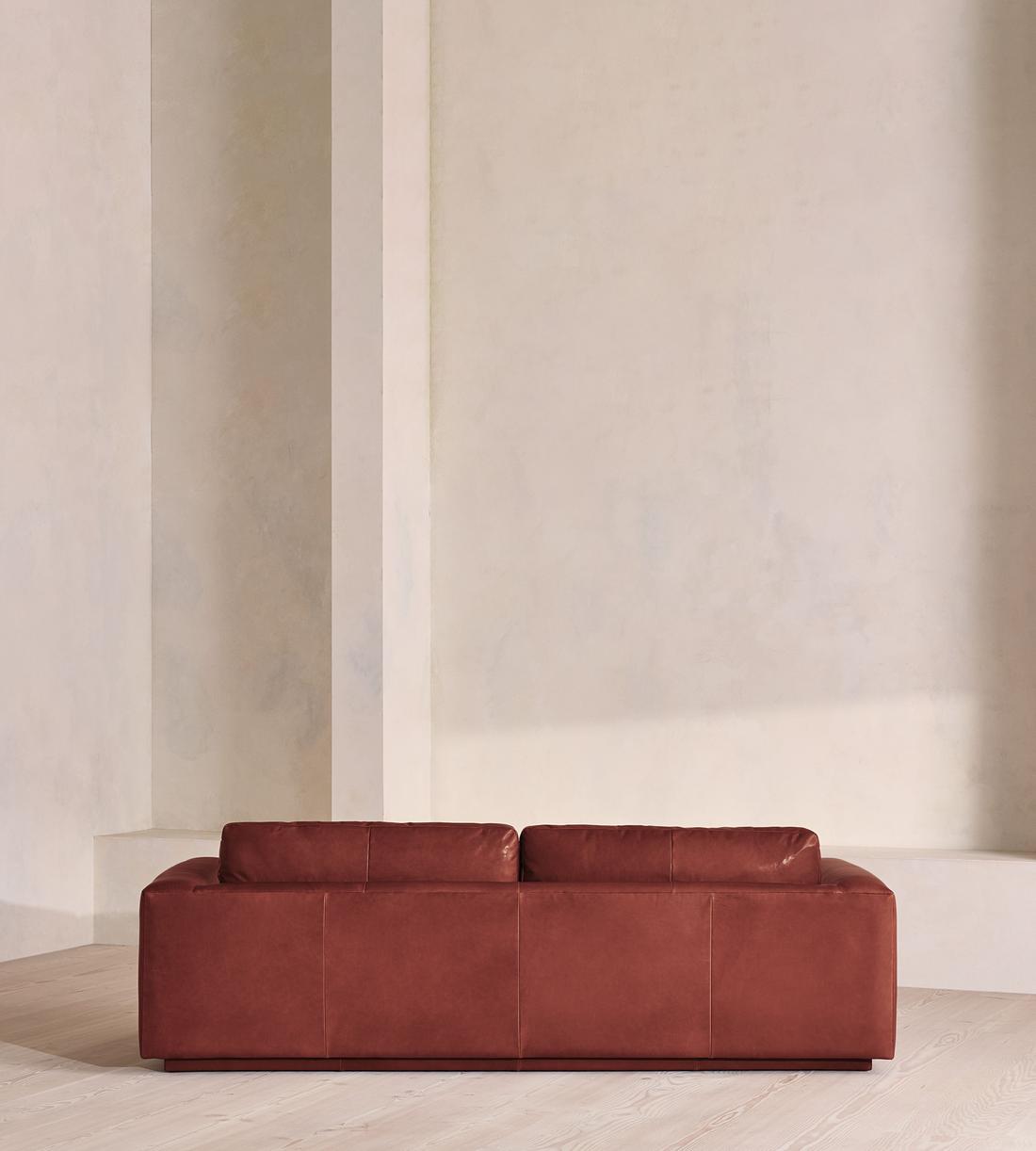 Mossley Three Seater Sofa - Leather - Sangria - US - Images - Image 4